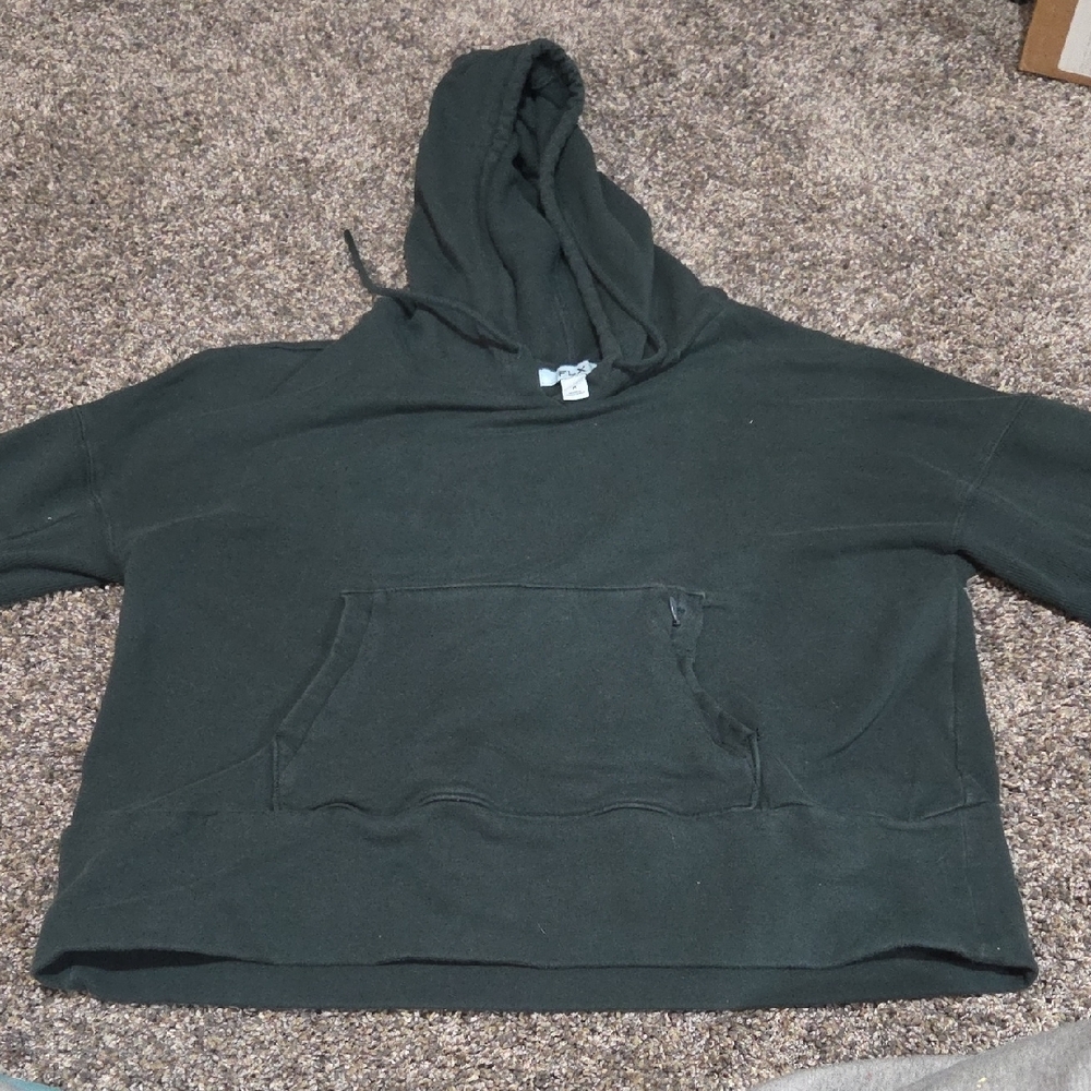 Dark Green FLX Hoodie - Medium